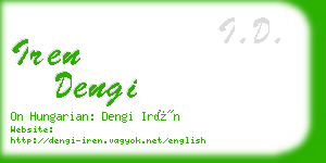 iren dengi business card